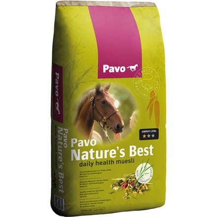 15kg Pavo Nature's Best voor paarden muesli