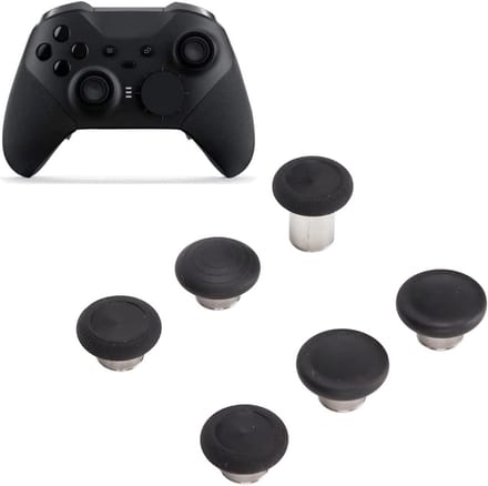 Zes Stuks Vervangende Joysticks Grip voor One Series 2 Controller - Verbeterde Speelervaring en Precisie