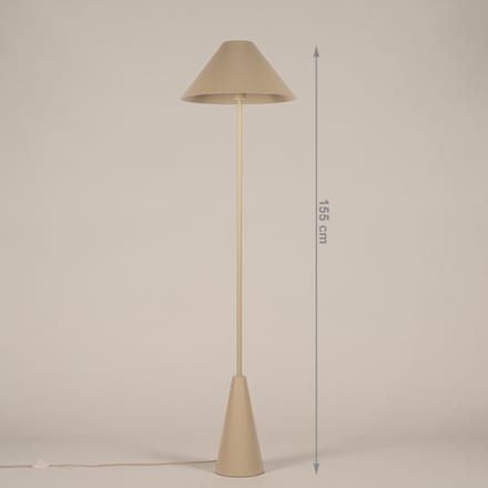 Lumidora Vloerlamp 75656 - CELINE - E27 - Beige - Zand - Metaal