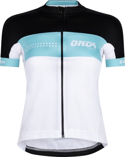 ONDA Fietsshirt korte mouw dames Wit Blauw - Pro Douro - XS