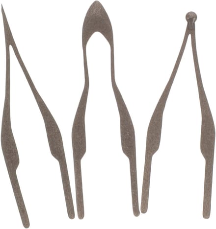 Brander Punten - Houtbranden Accessoires - Creatief Hobbywerk - Set van 3 - 2.7 cm - Metaal