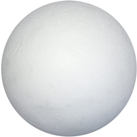 Ballen, d 14,8 cm, wit, 1 stuk