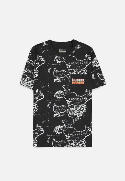 Hunter X Hunter - All Over Print Heren T-shirt - S - Zwart