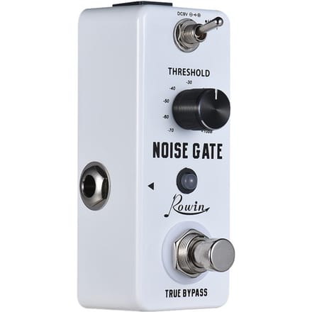 Ruisonderdrukking Gitaar Effectpedaal 2 Modi Al Legering Behuizing True Bypass white