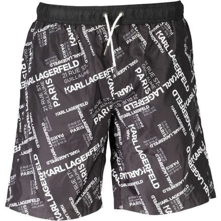 Karl Lagerfeld Nero Polyester Heren Badkleding Boxer