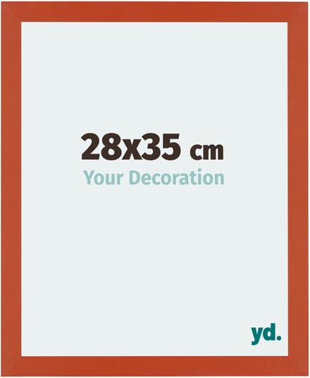 Your Decoration - Fotolijst 28x35 cm - MDF - Oranje - Mura