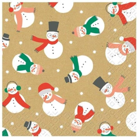 Stewo servetten kerst dalton, formaat 33 x 33 cm.