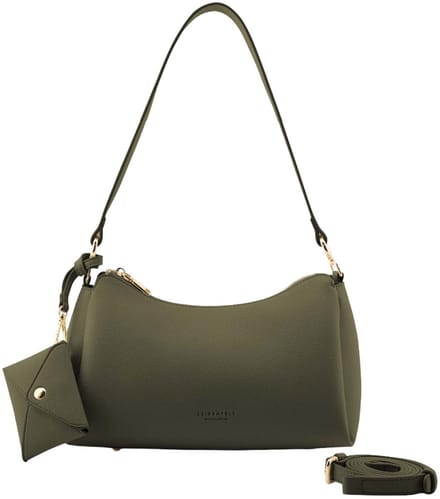SEIDENFELT MANUFAKTUR schoudertas Meloy Shoulder Bag Olive olijfgroen