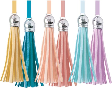 We R 6 tassel bookmarks Thermal cinch
