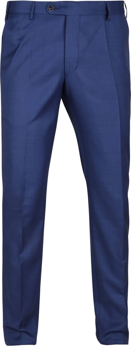 Suitable Pantalon Evans Wol Blauw - Maat 46 - Heren