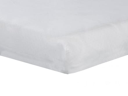 ABZ Hoeslaken Yersey 60x120 cm - Wit