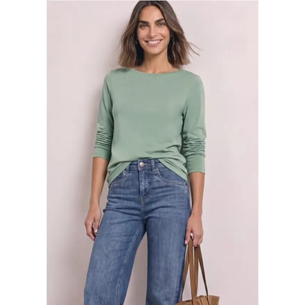 Longsleeve met boothals