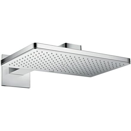 AXOR ShowerSolutions overhead shower 460 / 300 1jet with shower arm and square rosette 35278000