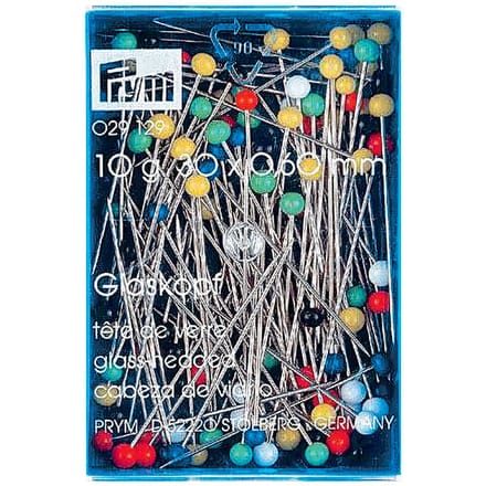 Prym kopspelden - art. 029 129 - Glaskopspelden 0.60x30mm - No. 9 - 10 gram ca. 100 spelden