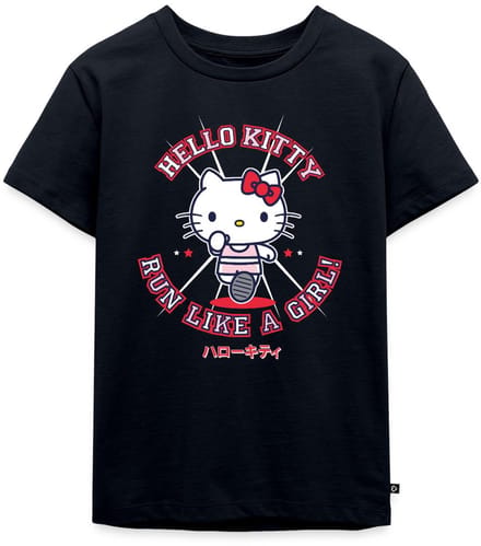 Hello Kitty Run Like A Girl Premium T Shirt Kinderen