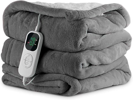 Elektrische Flanel Dekent met 7 Warmtestanden en Timerfunctie