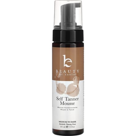 Beauty By Earth, Mousse autobronzante, moyen à foncé, 225 ml (222 ml) brown
