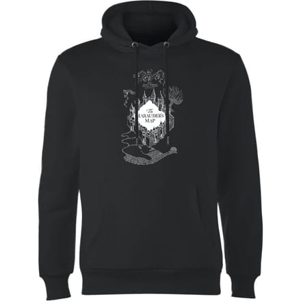 Harry Potter The Marauders Map Hoodie - Zwart - L