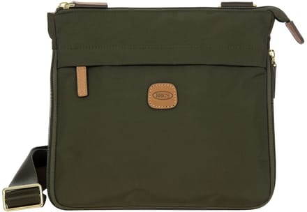 BRIC'S Schoudertas X-Collection Expandable Shoulderbag Olive Donkergroen
