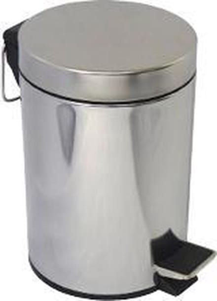 Easybin Pedaalemmer 3 liter afvalemmer Rvs Glans