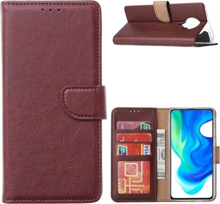 Xiaomi Poco F2 Pro / Redmi K30 Pro - Bookcase Wijnrood - portemonee hoesje