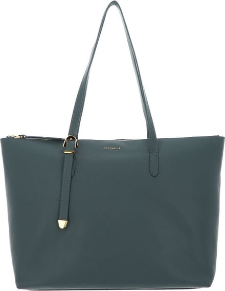 COCCINELLE Leren Schoudertas Coccinelle Gleen Handbag Kale Green Groen