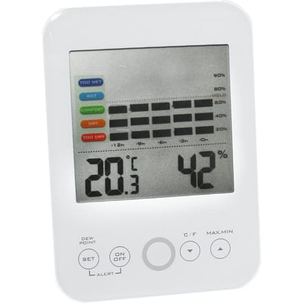Terdens 3564 - Elektronische Thermohygrometer - Interne Metingen - Alarmfuncties - Comfortindicator