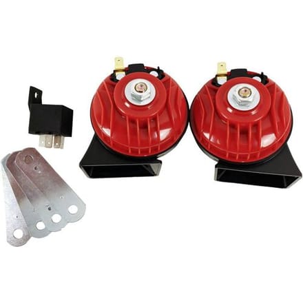 HP Autozubehör 10710 Nostalgie 2-toons Compressiehoorn 12 V