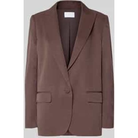 Relaxed fit blazer met reverskraag