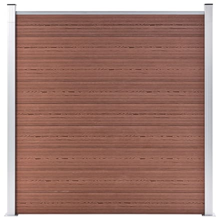 vidaXL - Schutting - 1564x186 - cm - HKC - bruin