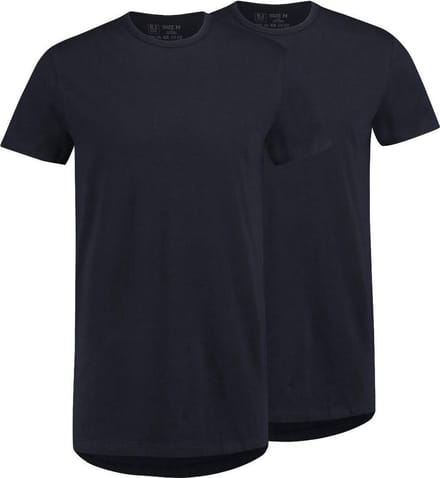 RJ Everyday Rotterdam 2-Pack Heren Ronde Hals T-Shirt Navy L