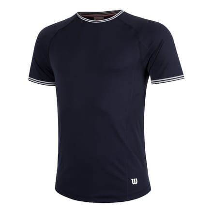 Wilson Court Performance Crew T-shirt Heren-Donkerblauw