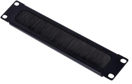 10 inch Kabeldoorvoer Paneel voor Serverrek - Brush Cable Manager