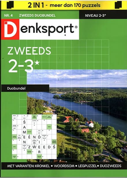 Denksport Zweeds Vakantieboek Duobundel - 2-3* 04 2026