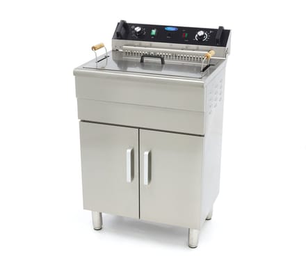 Frituurpan - 30 L - 1 Mand - met Tapkraan en Opbergruimte