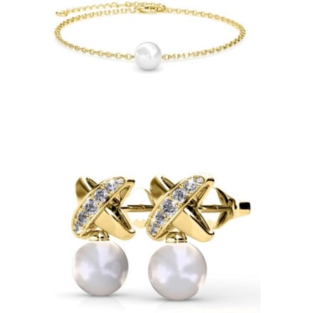 Chris Pearl Kristallen set en doos - Kristal