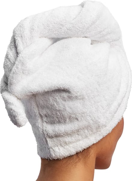 Yumeko haarhanddoek terry wit - Bio, eco & fairtrade