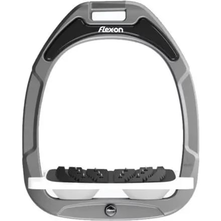 Ultra Grip Aluminium/Grijs/Wit Inclinatie Stirrup Flex-On Green Composite