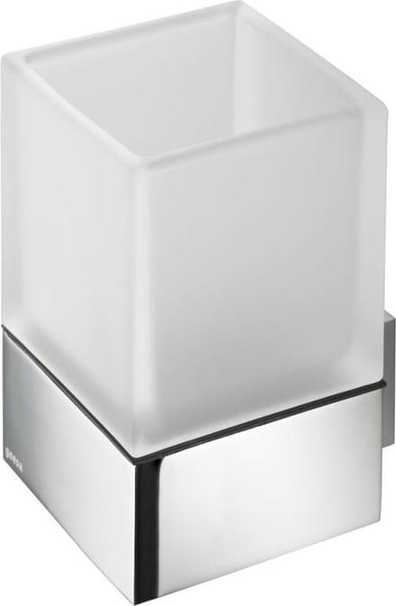 Geesa Modern Art Glashouder met glas - Chroom