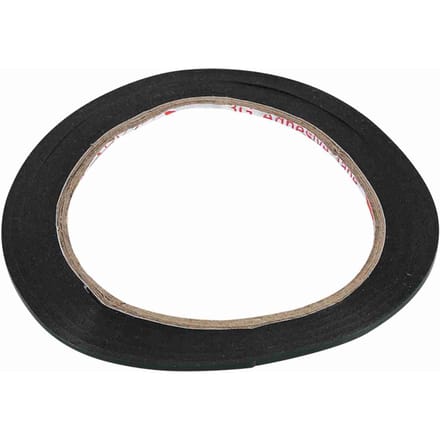 Rouleau de ruban adhésif double face en mousse noir ultra résistant, longueur 10 m, largeur 2 mm, neuf gray
