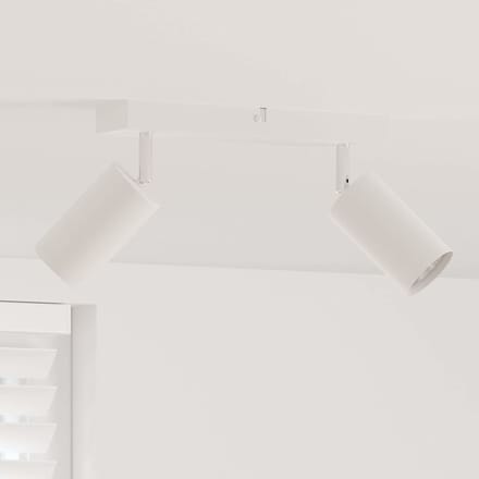 vidaXL Plafondspot met schijnwerpers Wit 26 x 6 x 16 cm Metaal