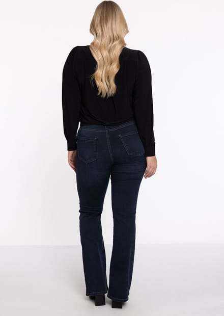 YOEK Dames Jeans Flare Fit