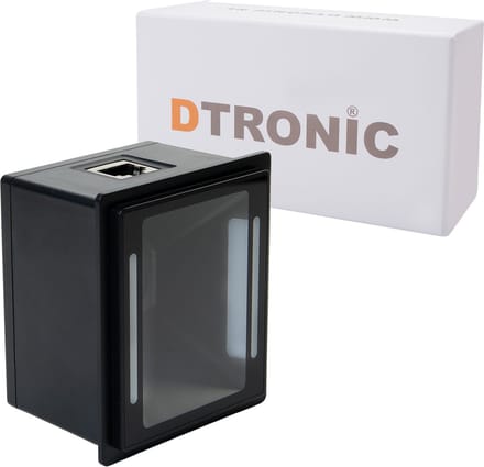 DTRONIC DT3230 Inbouwscanner – Voor kassa, balie en zuil – Leest QR-codes en streepjescodes – USB, gewoon aansluiten