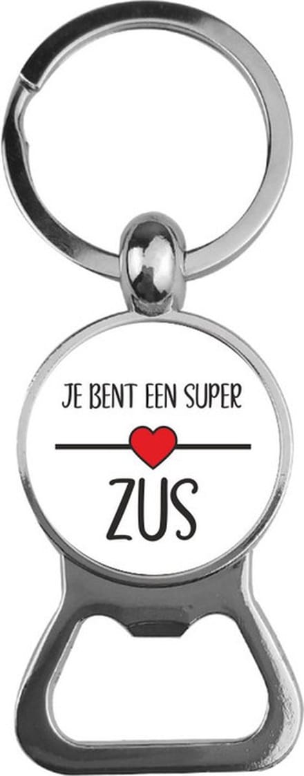 Bieropener Glas - Je Bent Een Super Zus