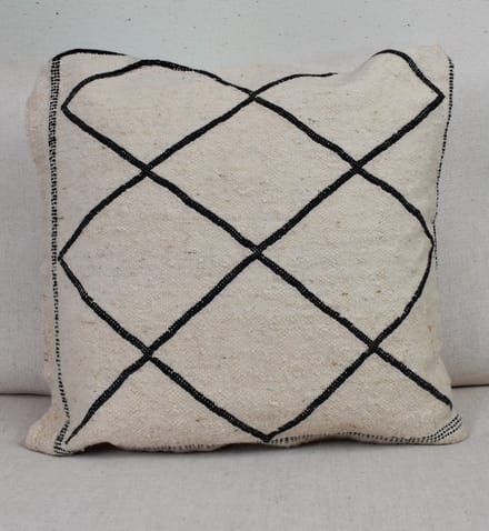 Poufs&Pillows Handgeweven Beni Ouarain kussen 40 x 40 - Beni Ouarain stijl