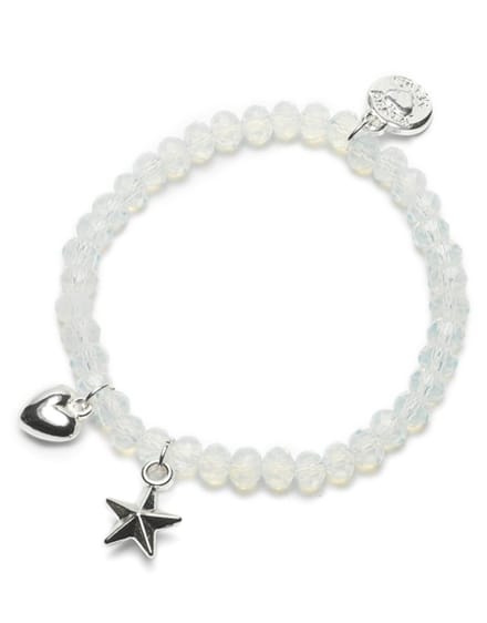 Proud MaMa armband Charm hart/ster ice