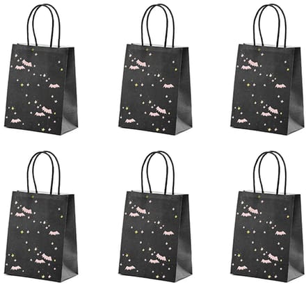 PartyDeco Gift Bags Vleermuizen pk/6