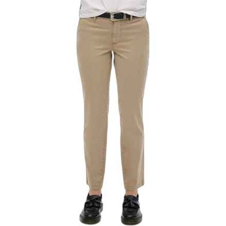 Hoge taille chino broek dames Superdry