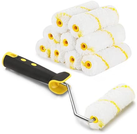 Professionele 11-delige verfroller set met telescoopstang en accessoires