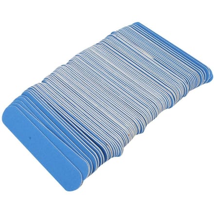 100 stuks Nagelknipper Dubbelzijdig Nagelschaar Schuurvijl Polijststrip Manicure Gereedschap Blauw blauw